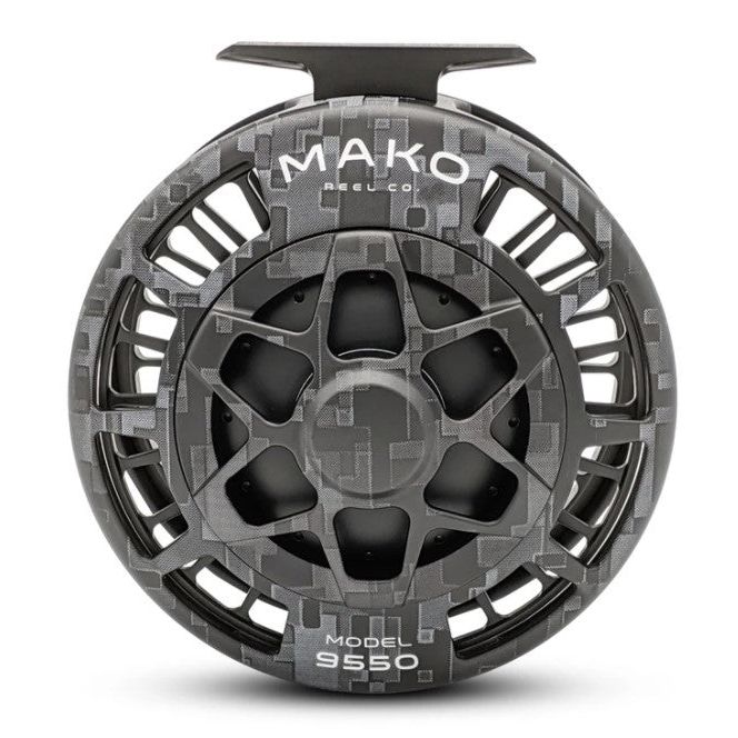 Mako 9550-1012 Inshore Fly Reel Matte Digi Camo Gray Right Hand