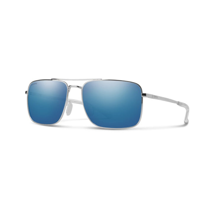 Smith Outcome Sunglasses Silver ChromaPop Polarized Blue Mirror - Madison River Fishing Company