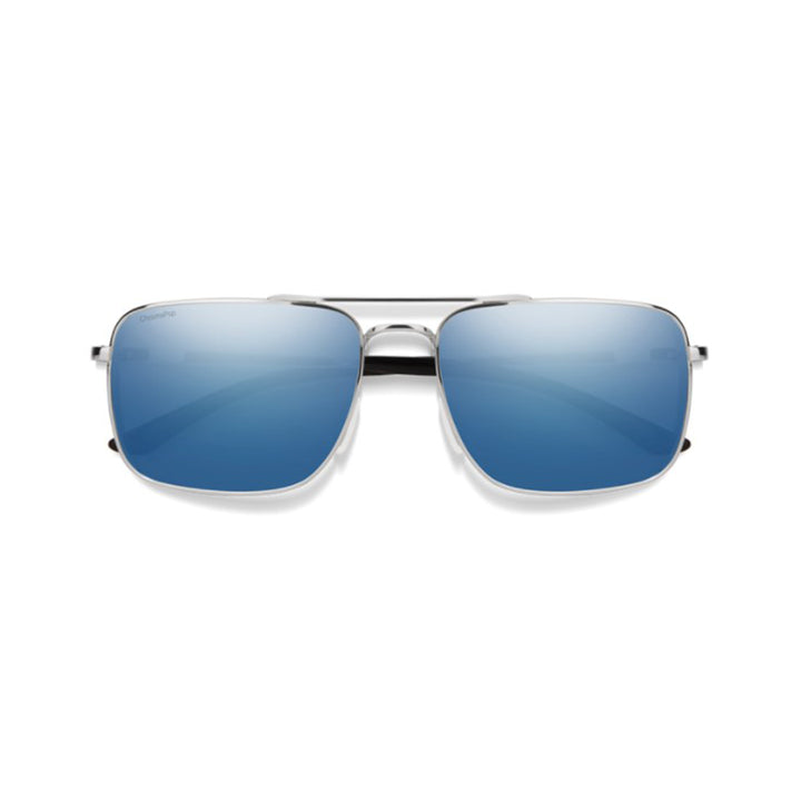 Smith Outcome Sunglasses Silver ChromaPop Polarized Blue Mirror - Madison River Fishing Company