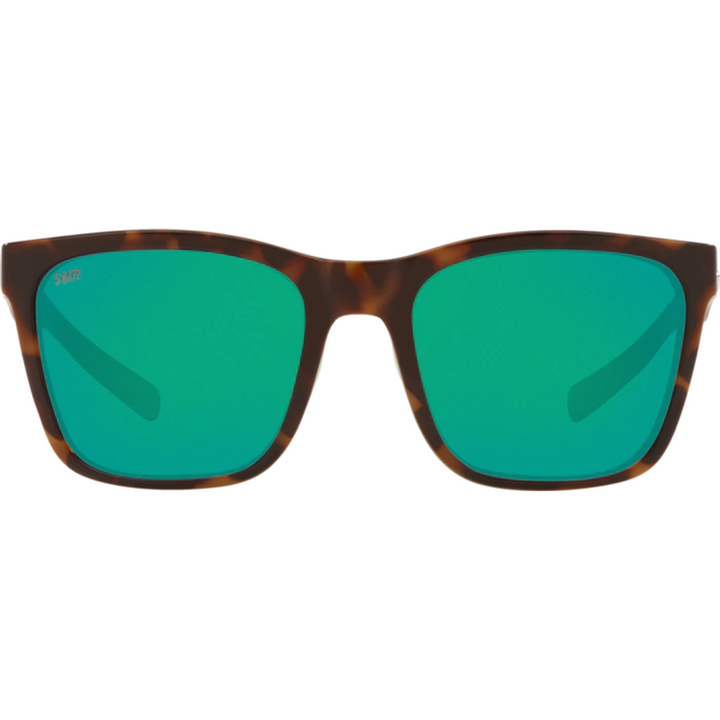 Costa Panga Sunglasses Shiny Tortoise/White/Seafoam Crystal Green Mirror 580P