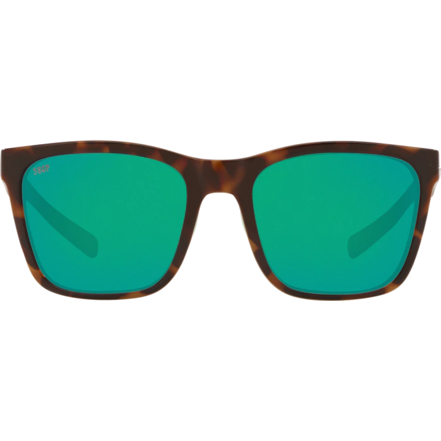 Costa Panga Sunglasses Shiny Tortoise/White/Seafoam Crystal Green Mirror 580P
