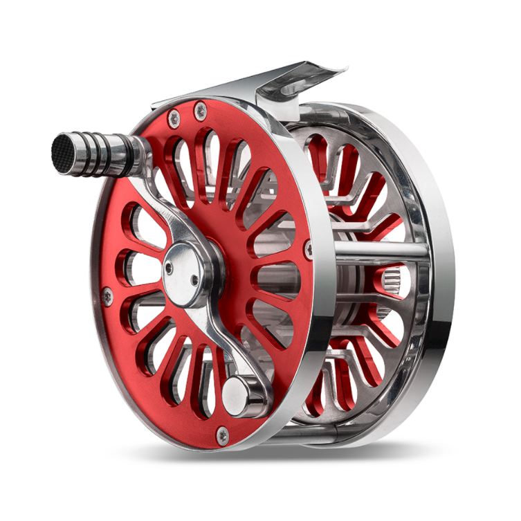 Vosseler Passion Aluminium Reel 5/6 Red – Madison River Fishing Company