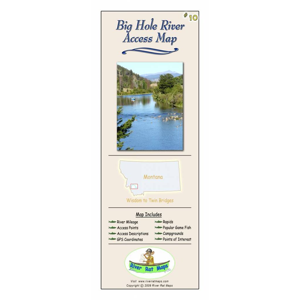 River Rat Maps - Madison River Fishing Company