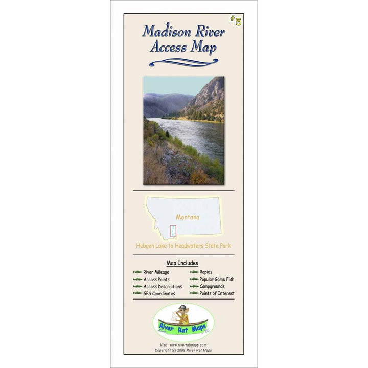 River Rat Maps - Madison River Fishing Company
