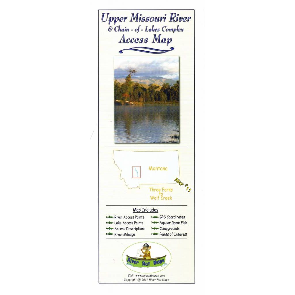 River Rat Maps - Madison River Fishing Company