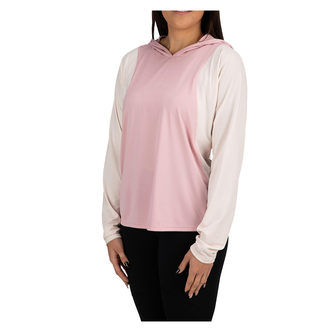 Simms Womens SolarVent Hoody - Soft Rose - Madison River Fishing Company