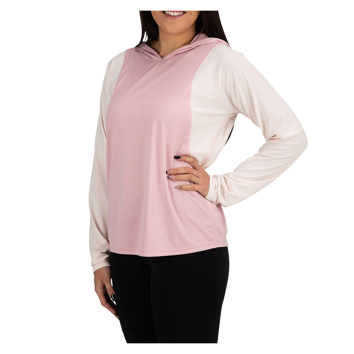 Simms Womens SolarVent Hoody - Soft Rose - Madison River Fishing Company