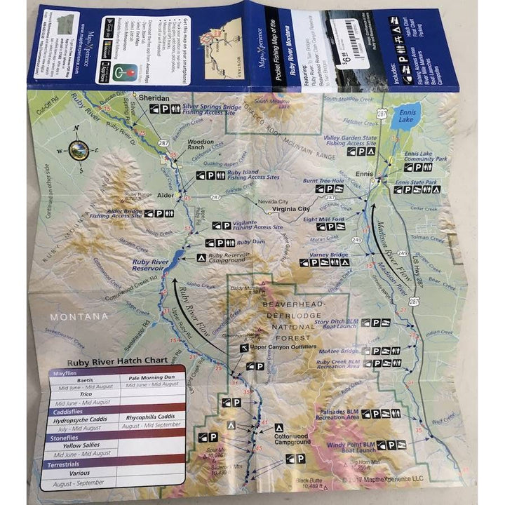 Ruby River/Beaverhead River Pocket Map