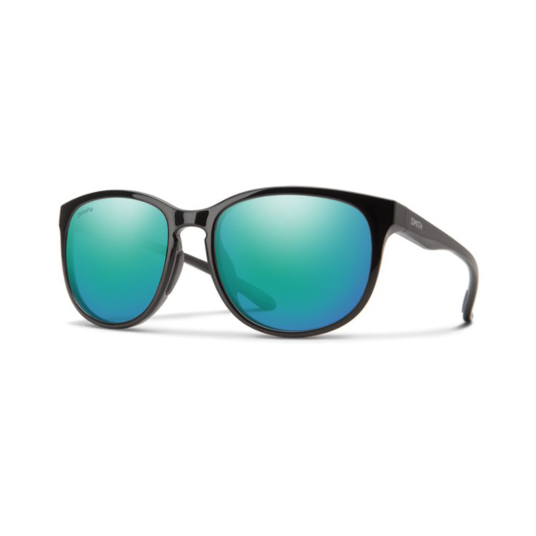 Smith Lake Shasta Sunglasses Black ChromaPop Polarized Opal Mirror - Madison River Fishing Company