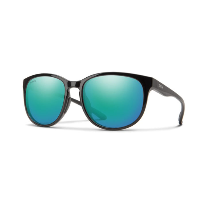 Smith Lake Shasta Sunglasses Black ChromaPop Polarized Opal Mirror - Madison River Fishing Company