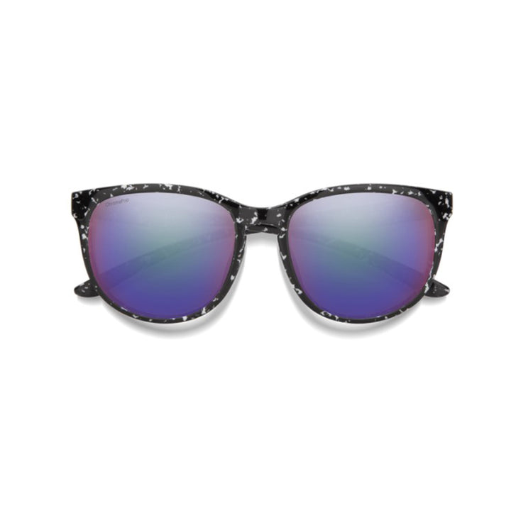 Smith Lake Shasta Sunglasses Black Marble ChromaPop Polarized Violet Mirror - Madison River Fishing Company