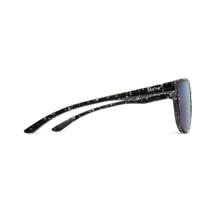 Smith Lake Shasta Sunglasses Black Marble ChromaPop Polarized Violet Mirror