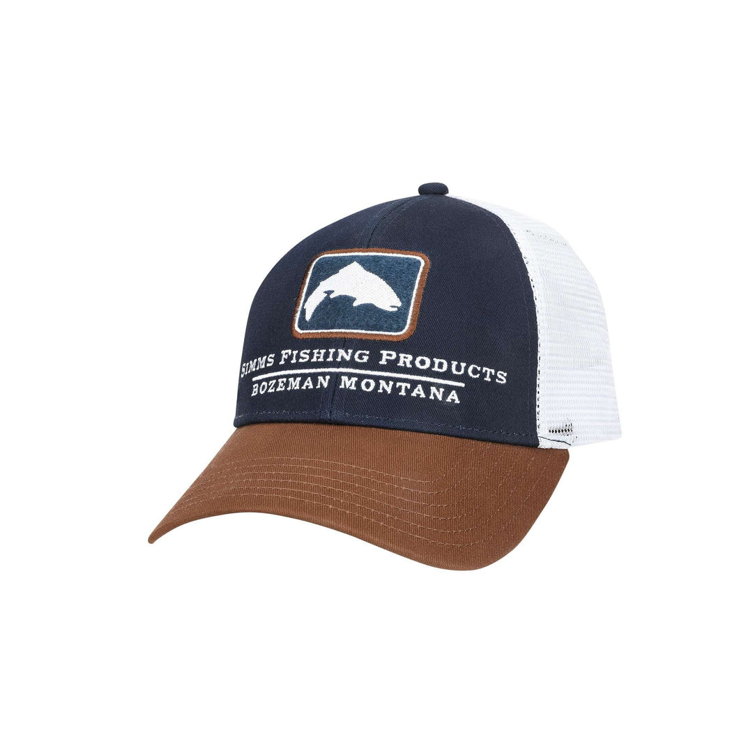 Simms Small Fit Trout Icon Trucker Mocha