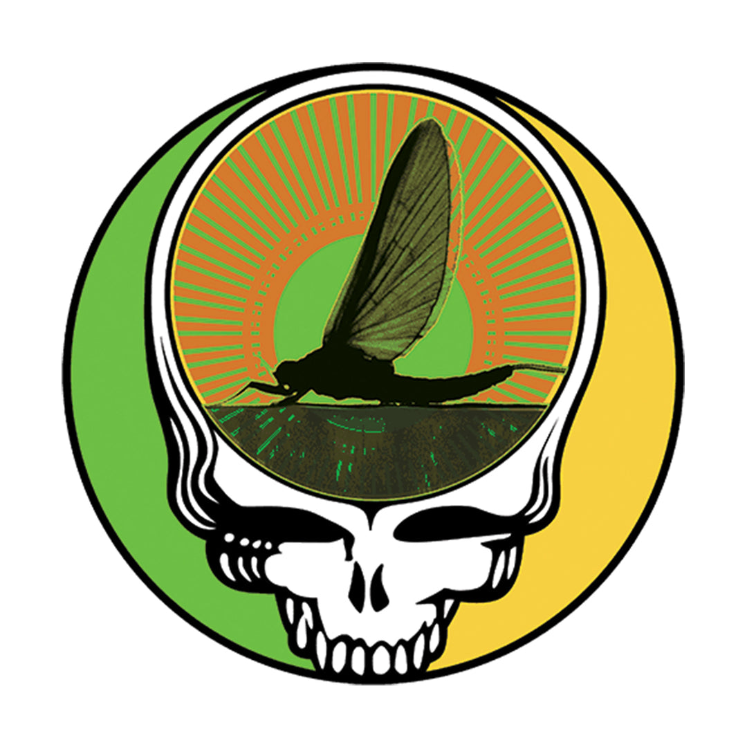 Steal Your Face Green Drake 4" - Grateful