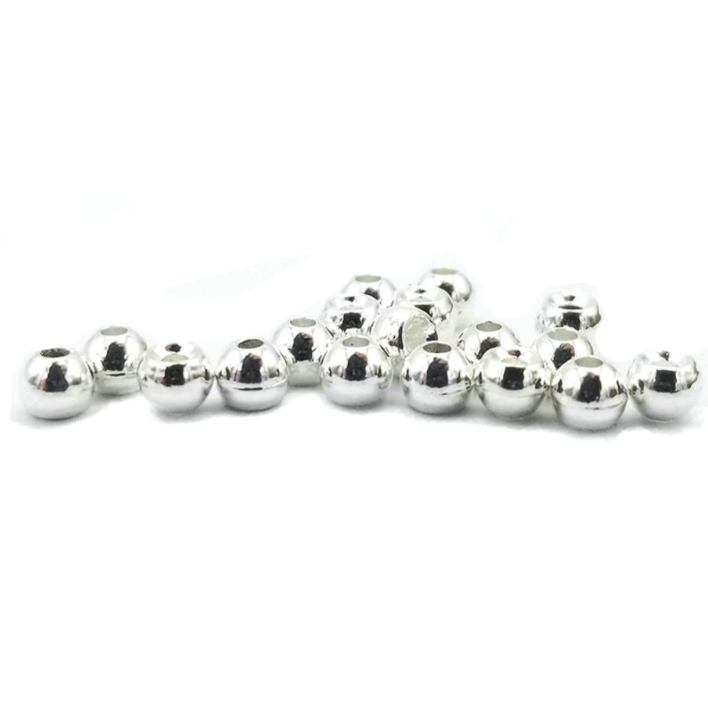 Firehole Round Tungsten Stones Sterling Silver