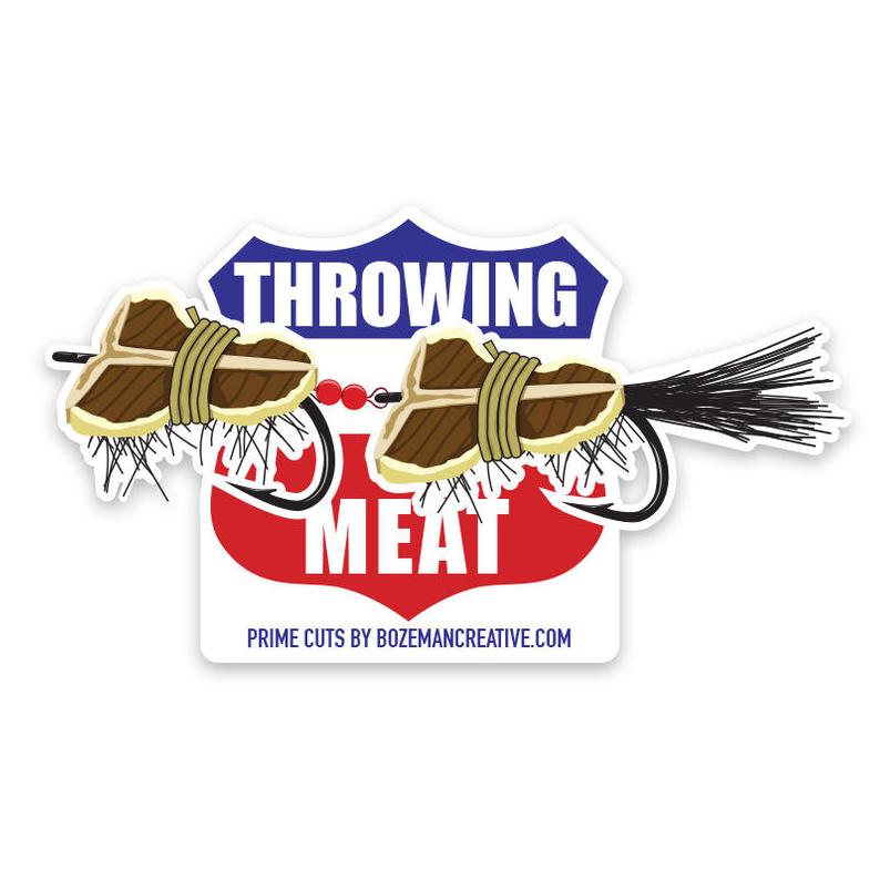 Throwing Meat Sticker
