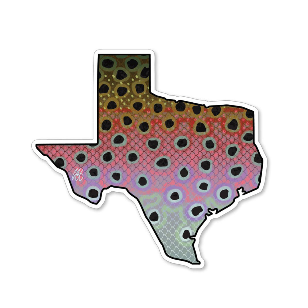 Texas Rainbow Trout Sticker
