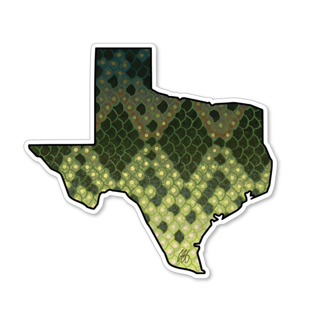 Texas Largemouth Bass Sticker