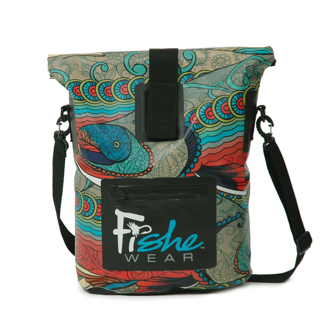 FisheWear Abstract Char Dry Bag Tote