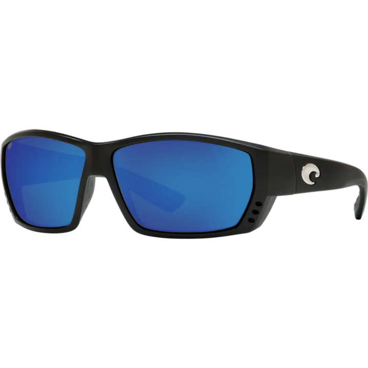 Costa Tuna Alley Sunglasses Matte Black Blue Mirror 580P