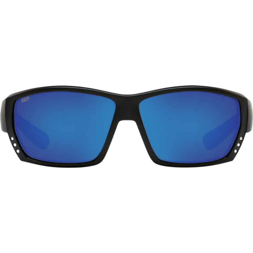 Costa Tuna Alley Sunglasses Matte Black Blue Mirror 580P