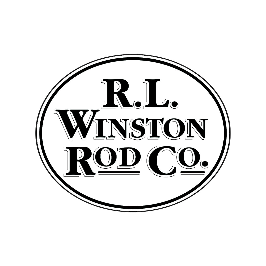 R.L. Winston Die Cut White 7" Sticker